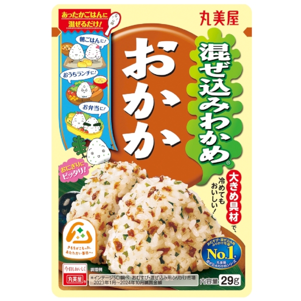 混ぜ込みわかめ　おかか29gの商品画像2枚目