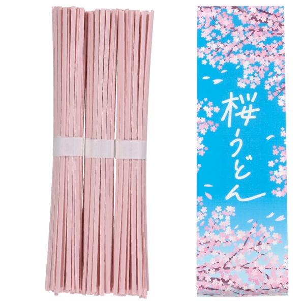 桜うどん3束【お花見・さくら・桜の季節】の商品画像3枚目
