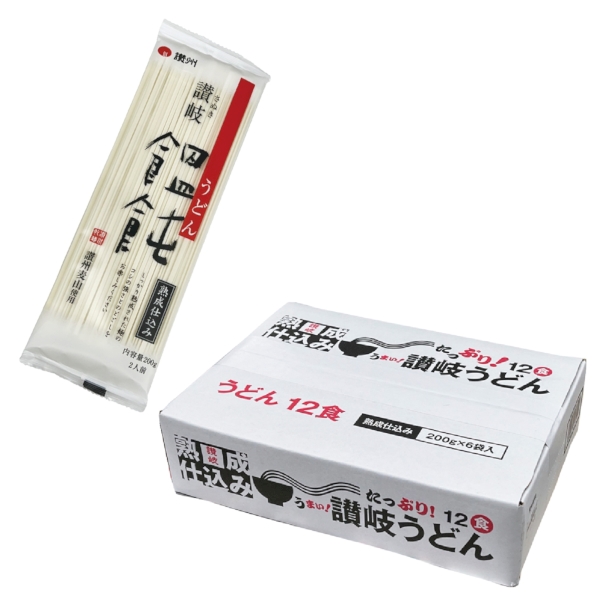 たっぷり12食　熟成仕込み讃岐うどんの商品画像3枚目