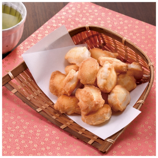 「感謝を込めて」明太子仕立て　焼き蟹おかき40gの商品画像2枚目