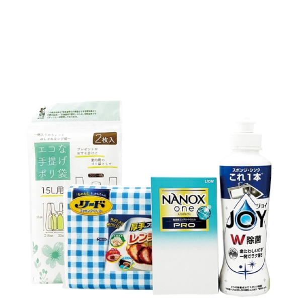 キッチン&ランドリー4点セット【日用品・消耗品 ギフトセット】の商品画像2枚目