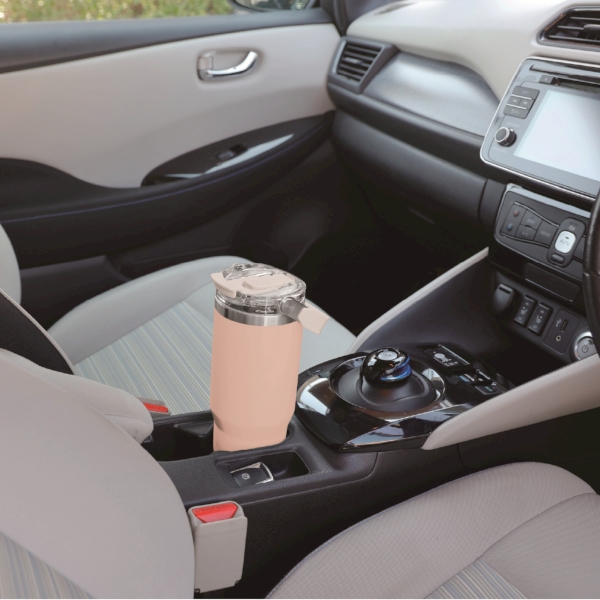 アンサンブル　ハンドル付き真空二重2WAYタンブラー(ストロー付き)(ピンク)の商品画像4枚目