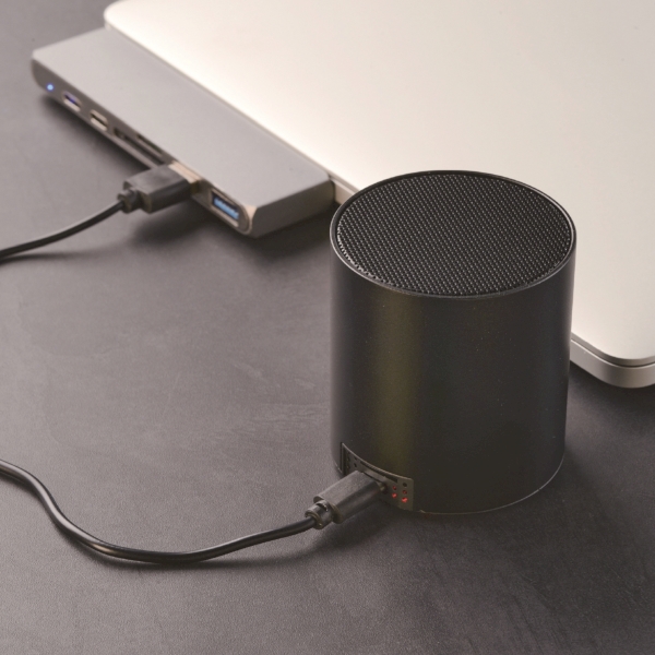 ワイヤレスコンパクトスピーカー(ブラック)の商品画像2枚目