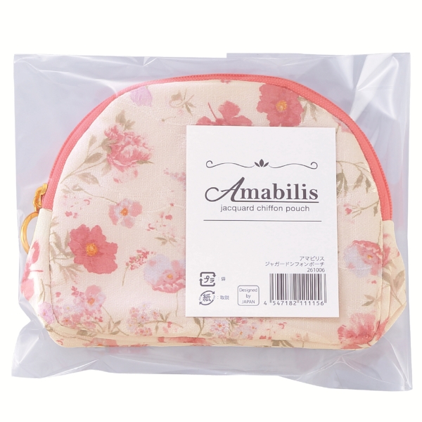 アマビリス　ジャガードシフォンポーチの商品画像4枚目