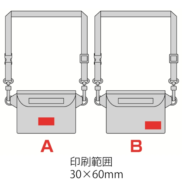 フロストクリア・2WAY防滴ショルダーバッグの商品画像3枚目