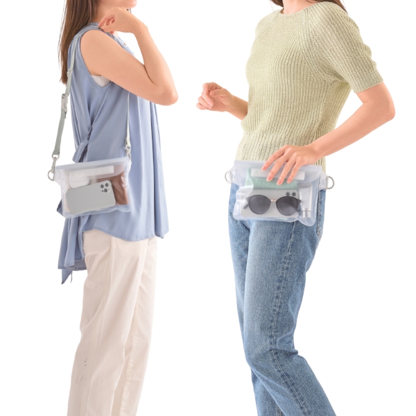 フロストクリア・2WAY防滴ショルダーバッグの商品画像4枚目