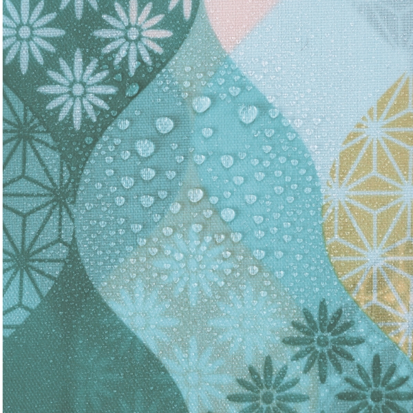 京都くろちく・ぽーたぶるれいんえこばっぐ(はっ水加工)(立涌小紋)の商品画像3枚目