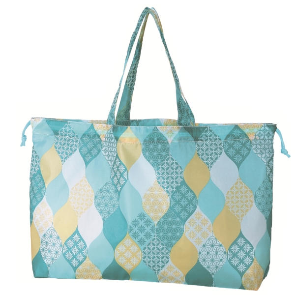 京都くろちく・ぽーたぶるれいんえこばっぐ(はっ水加工)(立涌小紋)の商品画像5枚目