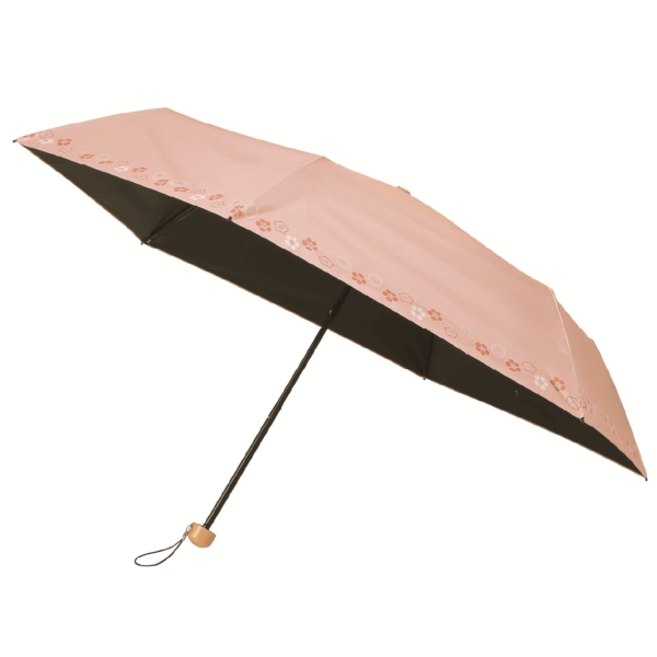 京都くろちく・晴雨兼用こんぱくと折傘(梅ならべ)の商品画像4枚目