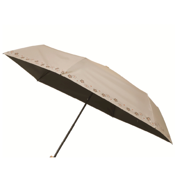 京都くろちく・晴雨兼用こんぱくと折傘(梅ならべ)の商品画像5枚目