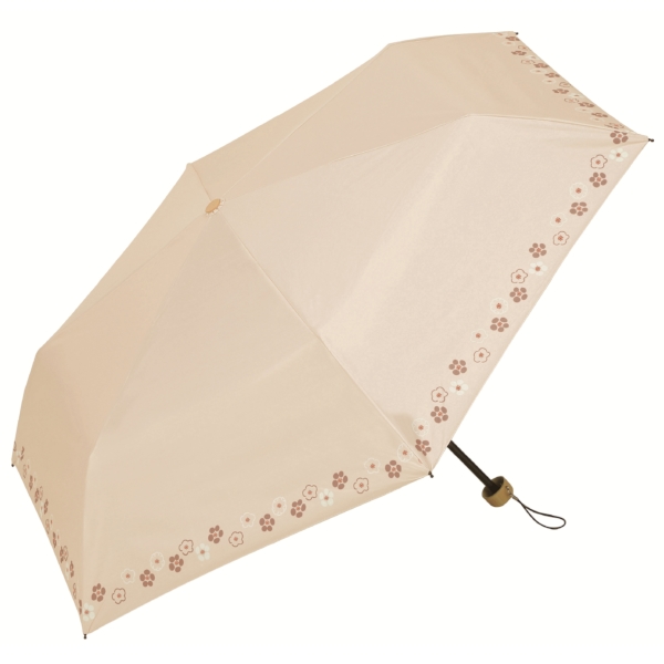 京都くろちく・晴雨兼用こんぱくと折傘(梅ならべ)の商品画像7枚目