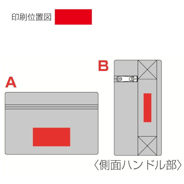プラシャープ・取っ手付きメッシュボックスポーチ(ブルー)の商品画像3枚目