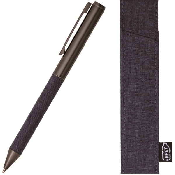 リサイクルPET生地使用ボールペン(ケース入り)の商品画像4枚目