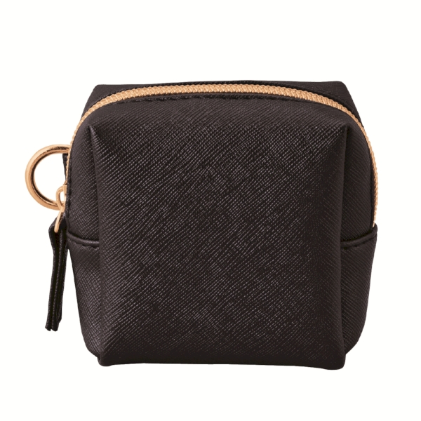 リングカラビナ付きスクエアポーチ(ブラック)の商品画像6枚目