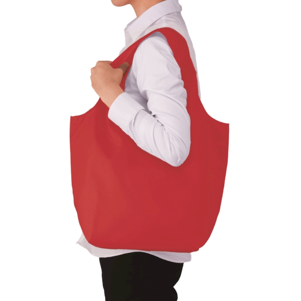 セルトナ・マチ広ラージポータブルエコバッグ(レッド)の商品画像2枚目