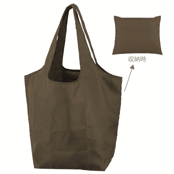セルトナ・マチ広ラージポータブルエコバッグ(カーキ)の商品画像4枚目