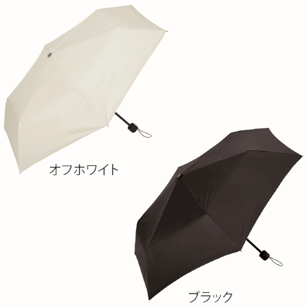 ベーシック男女兼用晴雨兼用折りたたみ傘(ブラック)の商品画像5枚目