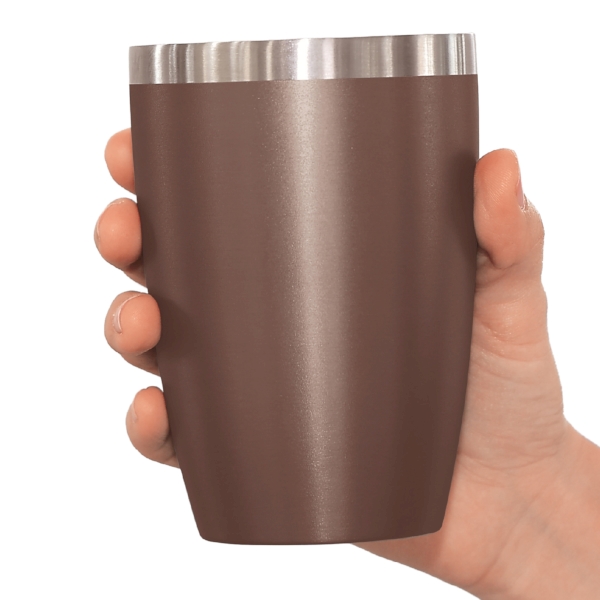 セラミック加工真空二重構造ステンレスタンブラー(シルバー)の商品画像4枚目