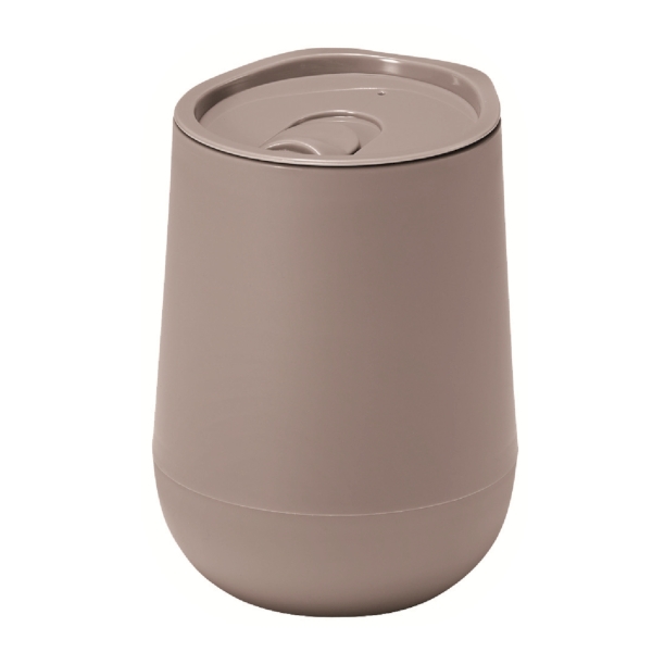 蓋付き二重構造ラウンドタンブラー(グレー)の商品画像5枚目