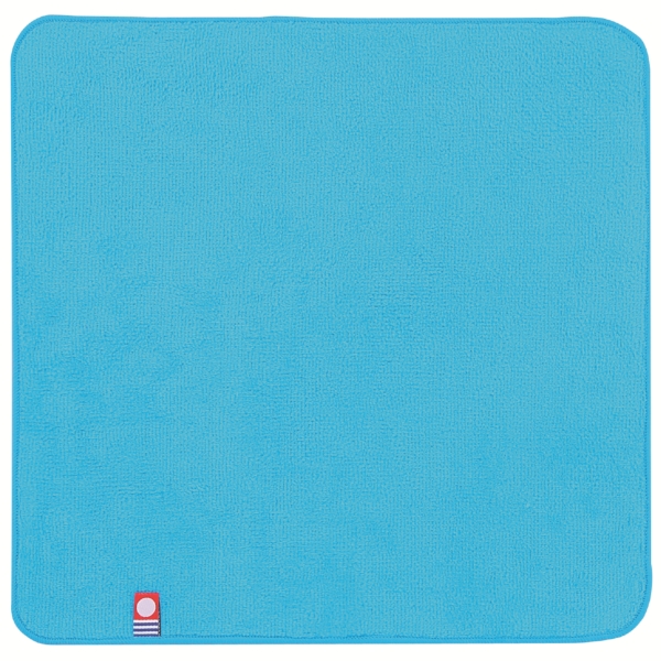 今治シャーリングカラーハンカチタオル(ターコイズ)の商品画像2枚目