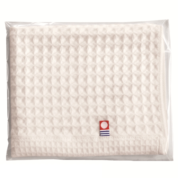 今治ワッフルソフト　ハンドタオル(ホワイト)の商品画像3枚目