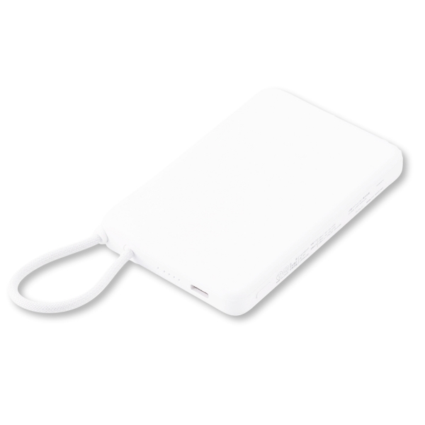 新世代　固体電池モバイルバッテリー5000(ホワイト)の商品画像6枚目