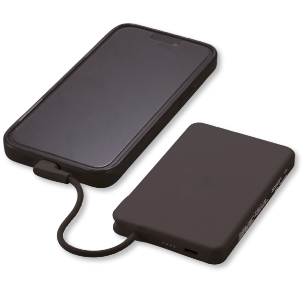 新世代　固体電池モバイルバッテリー5000(ブラック)の商品画像2枚目