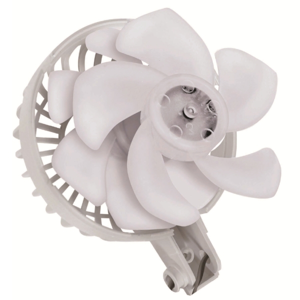 折りたたみ式2WAYダブルファン(カラビナ付き)(ミストホワイト)の商品画像6枚目