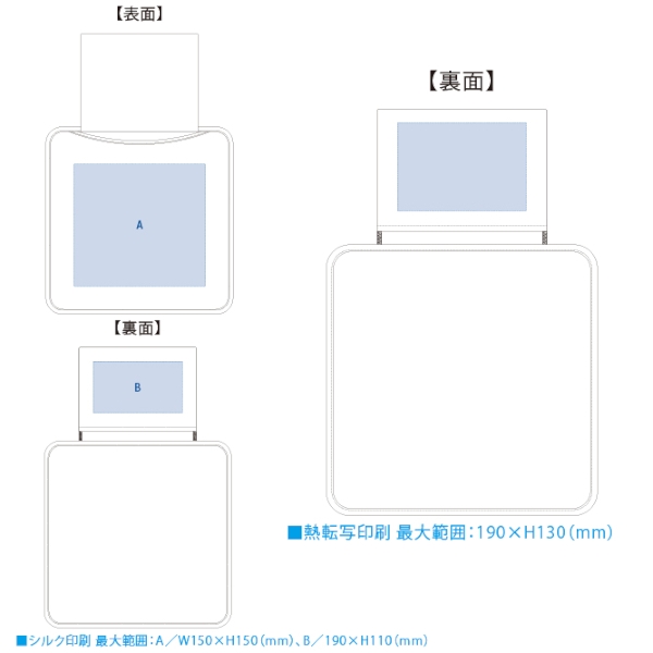 【アウトレット】USBホットマット：ネイビーの商品画像3枚目
