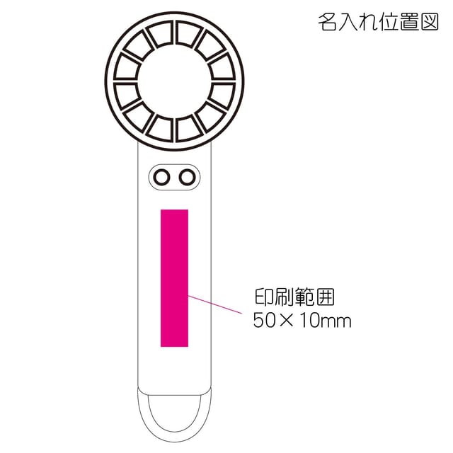 カラビナ付冷却プレートファン：OD108の商品画像3枚目