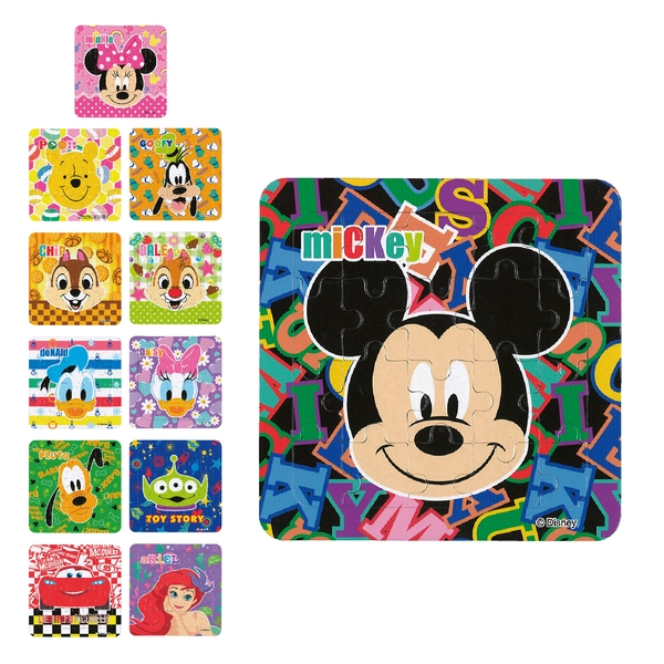 キャラクター　オールスター顔柄20Pパズル