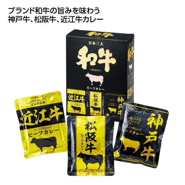 【感謝のカタチ】日本三大ビーフカレー　3食セット