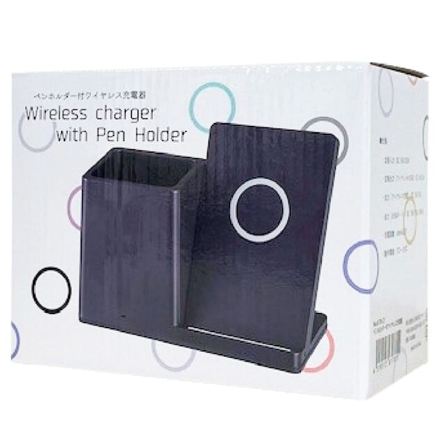 ペンホルダー付ワイヤレス充電器の商品画像3枚目