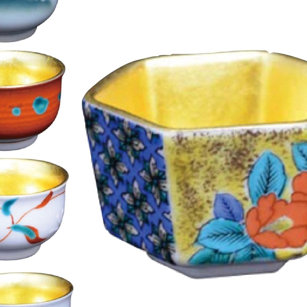 金箔九谷ぐい呑み1個