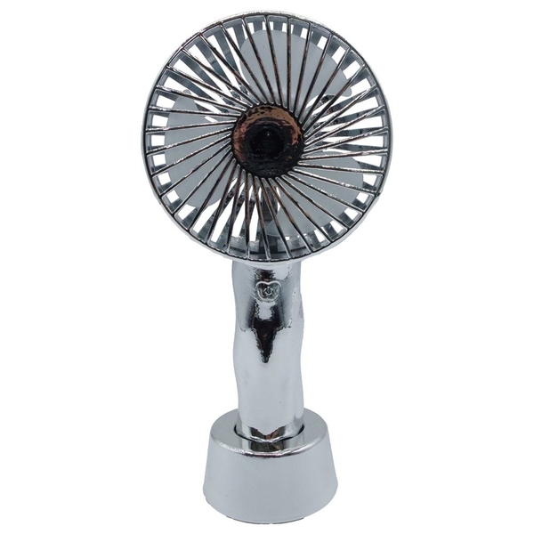 充電式OluハンディファンWavy1台(メタリックシルバー)