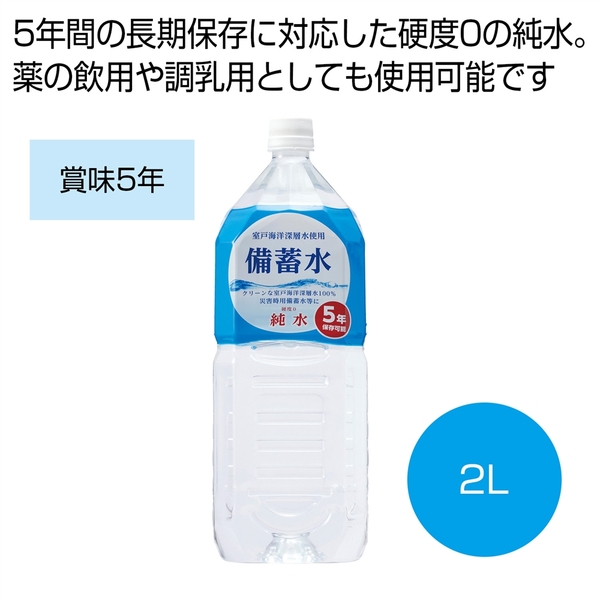 備蓄水2L