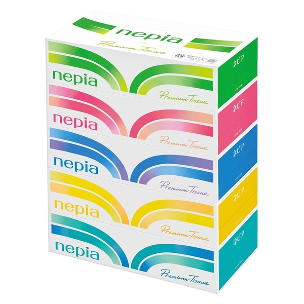 ネピアプレミアムティシュ180W5個組