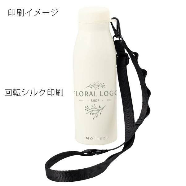 MOTTERU　ショルダーサーモステンレスボトルPLUS：ブラックの商品画像5枚目
