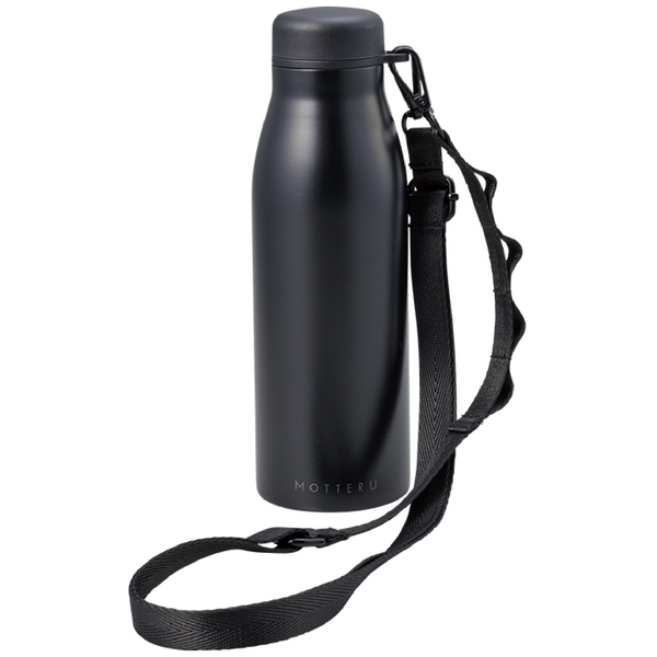 MOTTERU　ショルダーサーモステンレスボトルPLUS：ブラックの商品画像8枚目