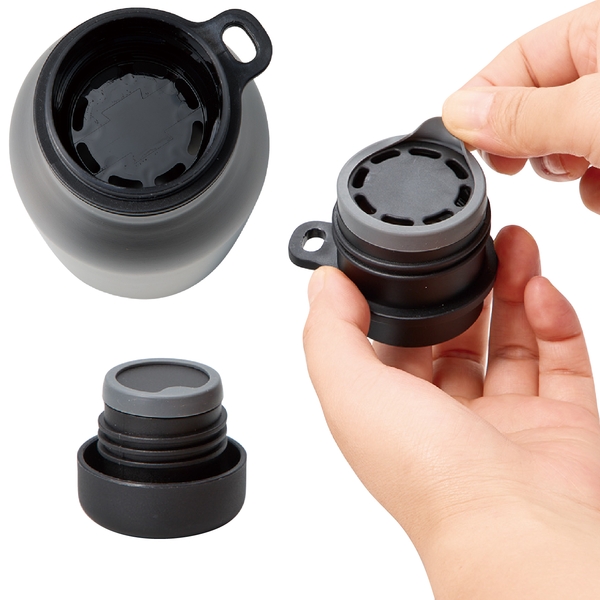 MOTTERU　ショルダーサーモステンレスボトルPLUS：グレーの商品画像4枚目