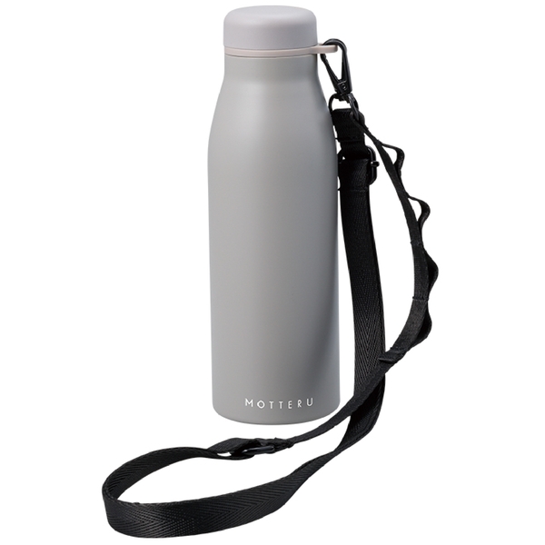 MOTTERU　ショルダーサーモステンレスボトルPLUS：グレーの商品画像8枚目