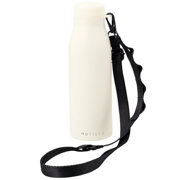 MOTTERU　ショルダーサーモステンレスボトルPLUS：ホワイトの商品画像8枚目