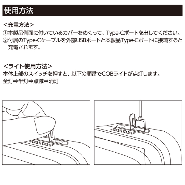 COBスクエアハンギングライト：ブラックの商品画像12枚目