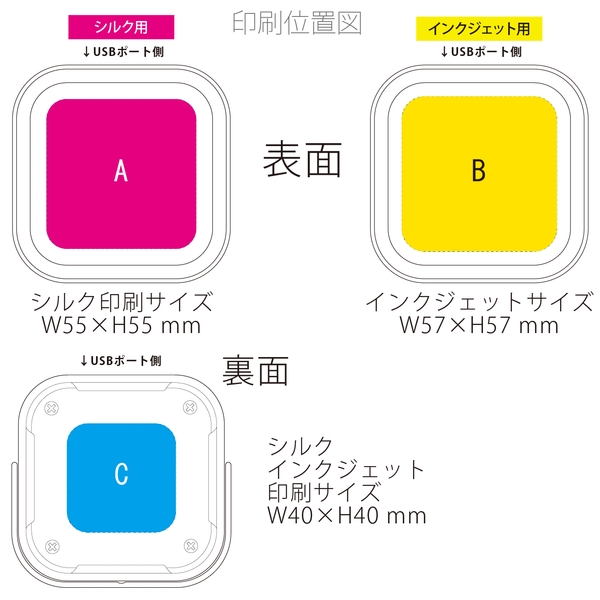 COBスクエアハンギングライト：ホワイトの商品画像3枚目