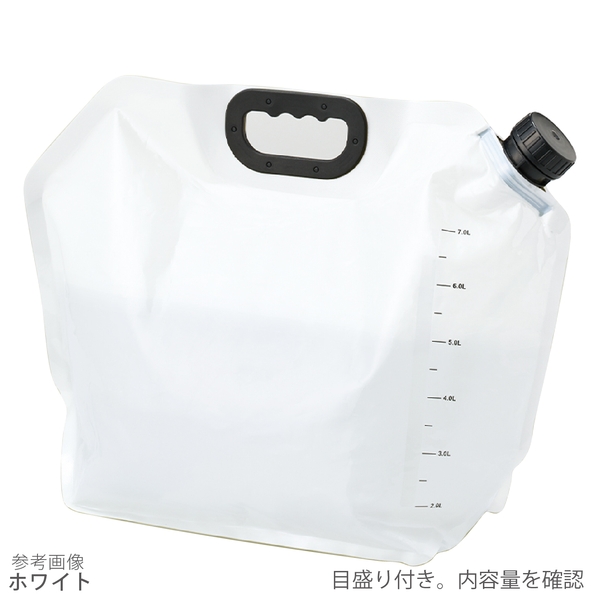 目盛り付ウォータージャグ8L：ホワイトの商品画像4枚目