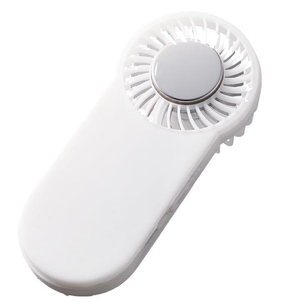 全面印刷できる冷却プレートUSBハンディファン：ホワイトの商品画像7枚目