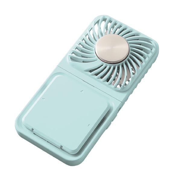 スマホスタンド付冷却プレートUSBファン：ライトブルーの商品画像11枚目