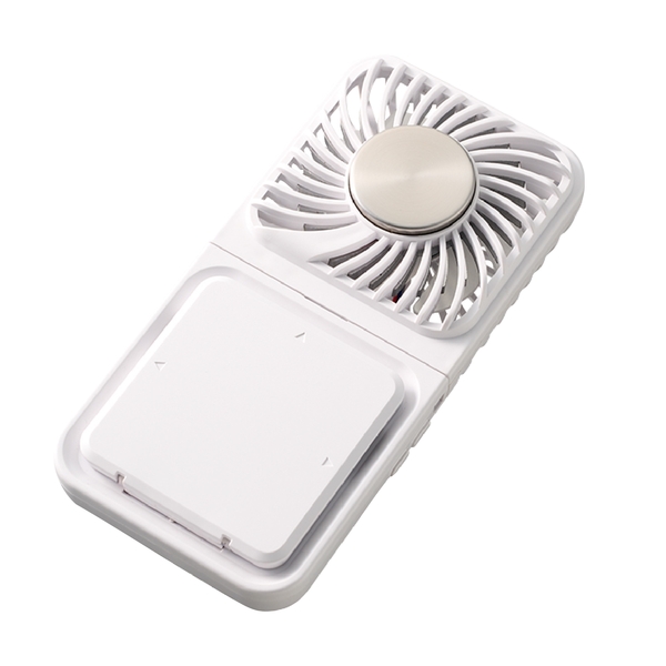 スマホスタンド付冷却プレートUSBファン：ホワイトの商品画像11枚目