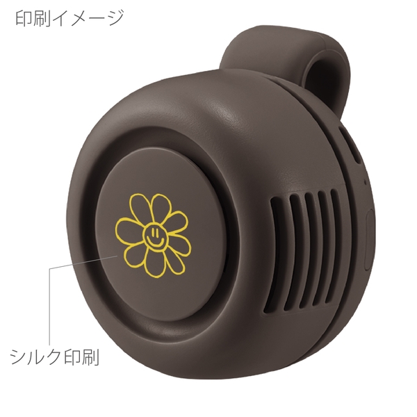 360度回転クリップファン：チャコールブラックの商品画像4枚目