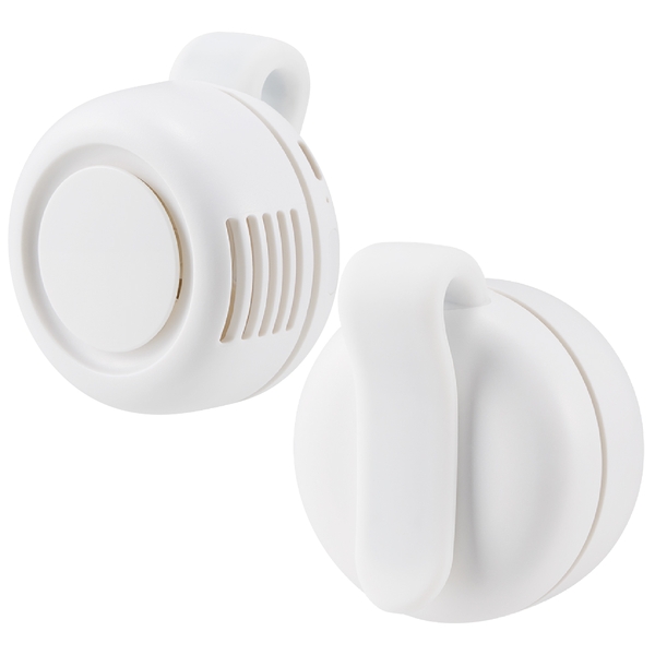 360度回転クリップファン：ホワイトの商品画像2枚目